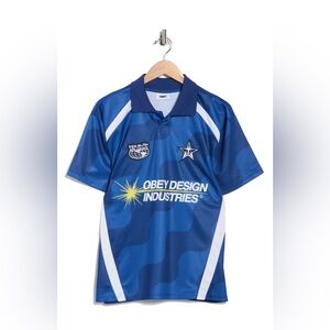 Obey Graphic Soccer Jersey Small